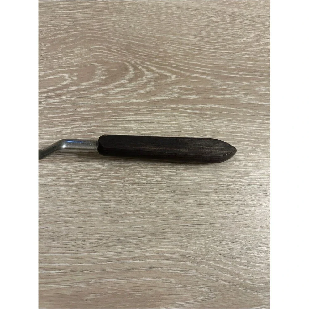 Duncan Hines Stainless Steel 6in Turner Spatula Wooden Handle